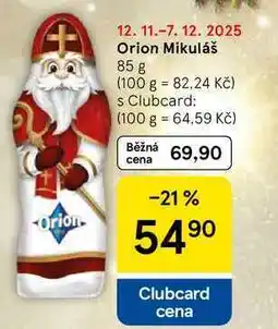 Tesco Orion Mikuláš, 85 g nabídka