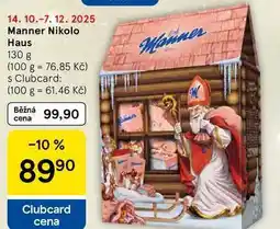 Tesco Manner Nikolo Haus, 130 g nabídka