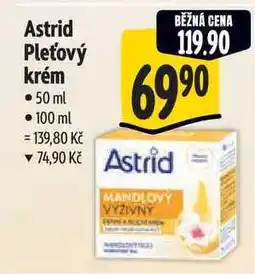 Albert Astrid Pleťový krém 50 ml nabídka
