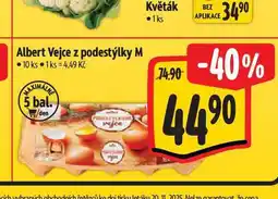 Albert Albert Vejce z podestýlky M 10 ks nabídka