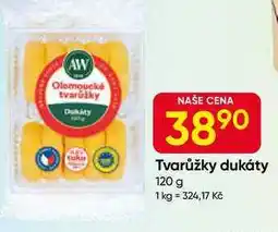 Hruška A.W. Tvarůžky dukáty 120 g nabídka