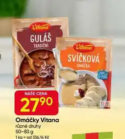 Hruška Vitana Omáčky různé druhy 50-83 g nabídka