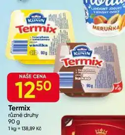 Hruška KUNÍN Termix různé druhy 90 g nabídka
