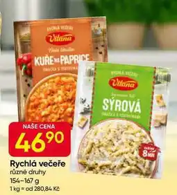 Hruška Vitana Rychlá večeře různé druhy 154-167 g nabídka