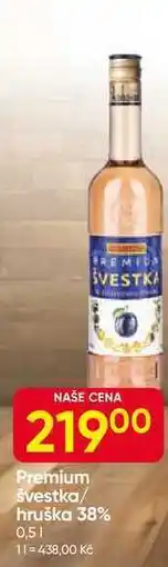 Hruška Premium švestka/ hruška 38% 0,5l nabídka