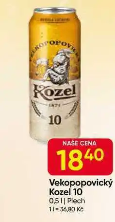 Hruška Vekopopovický Kozel 10 0,5l Plech nabídka