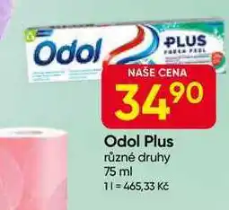 Hruška Odol Plus různé druhy 75 ml nabídka