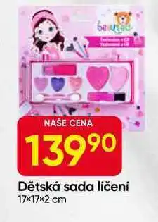 Hruška Dětská sada ličení 17×17×2 cm nabídka