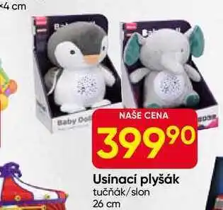 Hruška Usínací plyšák tučňák/slon 26 cm nabídka