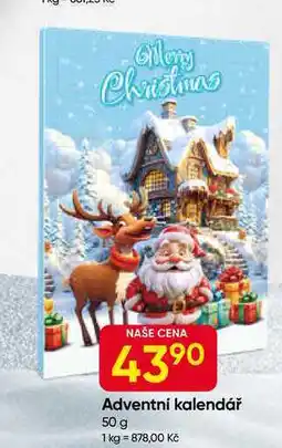 Hruška Adventní kalendář 50 g nabídka