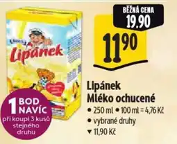 Albert Madeta Lipánek Mléko ochucené nabídka