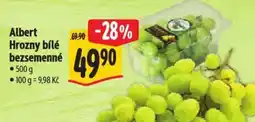 Albert Albert Hrozny bílé bezsemenné nabídka