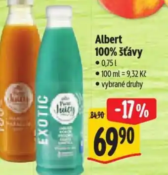 Albert Albert 100% šťávy nabídka