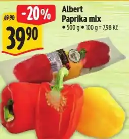 Albert Albert Paprika mix nabídka