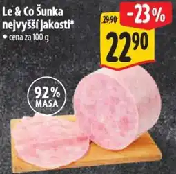 Albert Le & Co Šunka nejvyšší jakosti nabídka