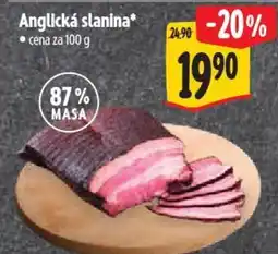 Albert Anglická slanina nabídka