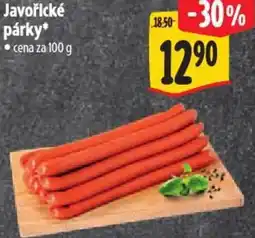 Albert Javořické párky nabídka