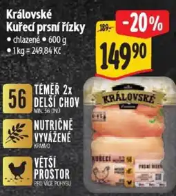 Albert Královské Kuřecí prsní řízky nabídka