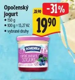 Albert Opočenský jogurt nabídka