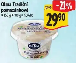 Albert Olma Tradiční pomazánkové nabídka