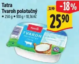 Albert Tatra Tvaroh polotučný nabídka