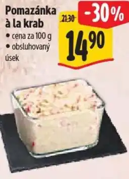 Albert Pomazánka à la krab nabídka