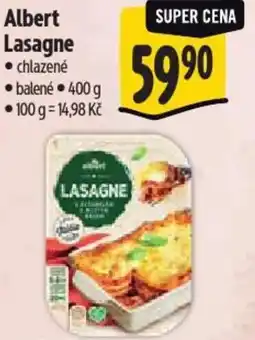 Albert Albert Lasagne nabídka
