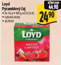 Albert Loyd Pyramidový čaj nabídka