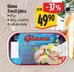 Albert Giana Tresčí játra nabídka