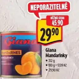 Albert Giana Mandarinky nabídka