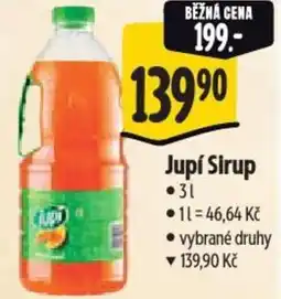 Albert Jupí Sirup nabídka