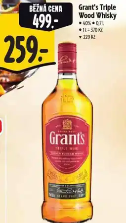 Albert Grant's Triple Wood Whisky nabídka