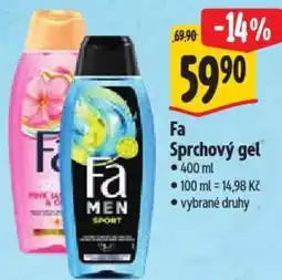 Albert Fa Sprchový gel nabídka