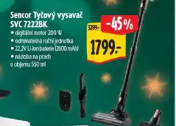 Albert Sencor Tyčový vysavač SVC 7222BK nabídka