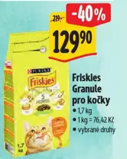 Albert Friskies Granule pro kočky nabídka