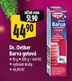 Albert Dr. Oetker Barva gelová nabídka