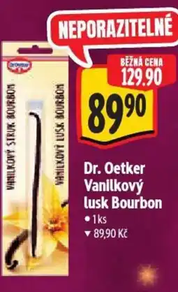 Albert Dr. Oetker Vanilkový lusk Bourbon nabídka