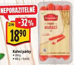 Albert Kuřecí párky nabídka