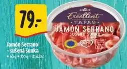 Albert Jamón Serrano sušená šunka nabídka