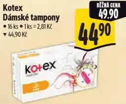 Albert Kotex Dámské tampony nabídka