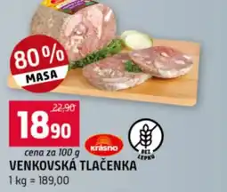 Terno Venkovská tlačenka nabídka