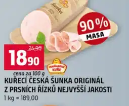 Terno Kuřecí česká šunka originál z prsních řízků nejvyšší jakosti nabídka