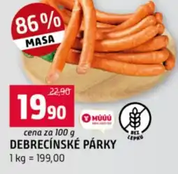 Terno Debrecínské párky nabídka