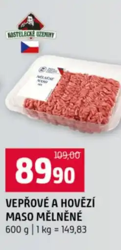 Terno Vepřové a hovězí maso mělněné nabídka