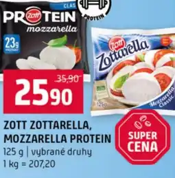 Terno Zott zottarella, mozzarella protein nabídka