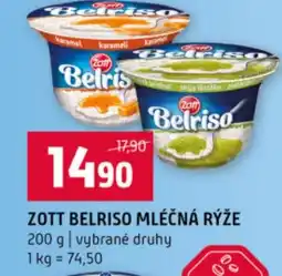 Terno Zott belriso mléčná rýže nabídka