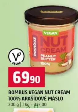 Terno Bombus vegan nut cream 100% arašídové máslo nabídka