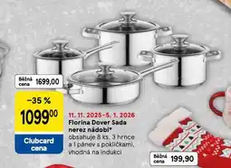 Tesco Sada nerez nádobí nabídka