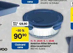 Tesco Skleněšná dóza na potraviny nabídka