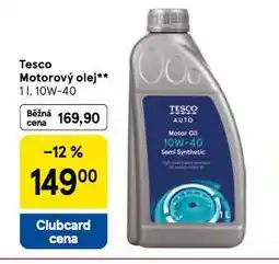 Tesco Tesco motorový olej 10w-40 nabídka